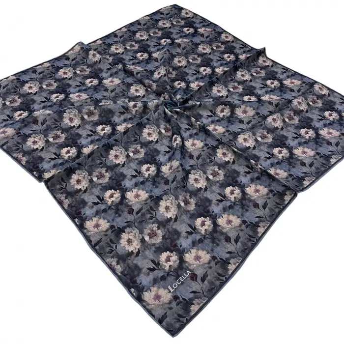 Locella El Dikişli Dijital Soft Eşarp-soft29-11