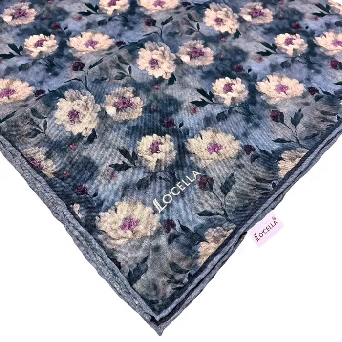 Locella El Dikişli Dijital Soft Eşarp-soft29-11