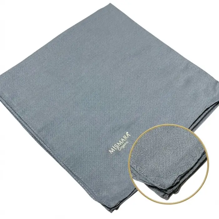 Mismara Organik Pamuk Eşarp -(Koyu Taş)-(MOE01-13)