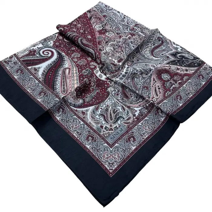 Sinem Desenli Dikişli Yazma (Snd8711)