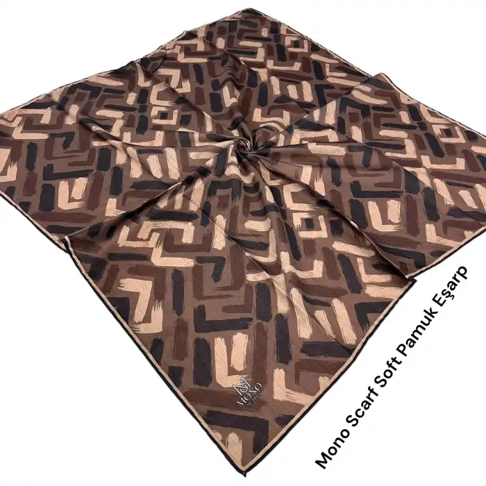 Mono Scarfs El Dikişli Dijital Soft Eşarp-soft07-02