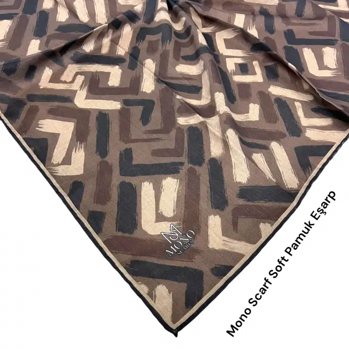 Mono Scarfs El Dikişli Dijital Soft Eşarp-soft07-02