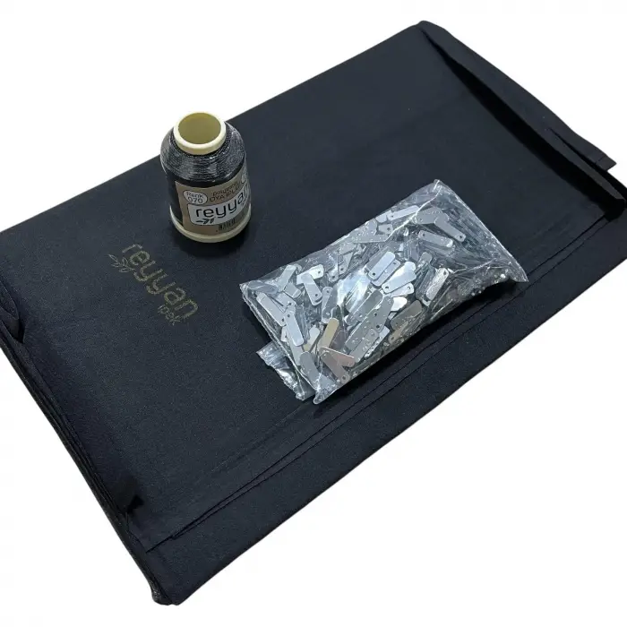 Reyyan İpek 3’lü Hazır Oya Paketi Siyah-070-1 | Yazma + Oya İpi + Baget Pleksi Pul Seti-RHP070-1