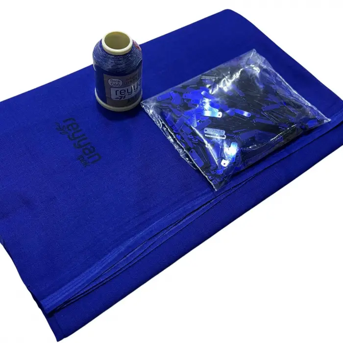 Reyyan İpek 3’lü Hazır Oya Paketi Saks-066 | Yazma + Oya İpi + Baget Pleksi Pul Seti-RHP066