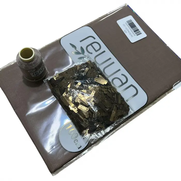 Reyyan İpek 3’lü Hazır Oya Paketi Vizon-007 | Yazma + Oya İpi + Baget Pleksi Pul Seti-RHP007