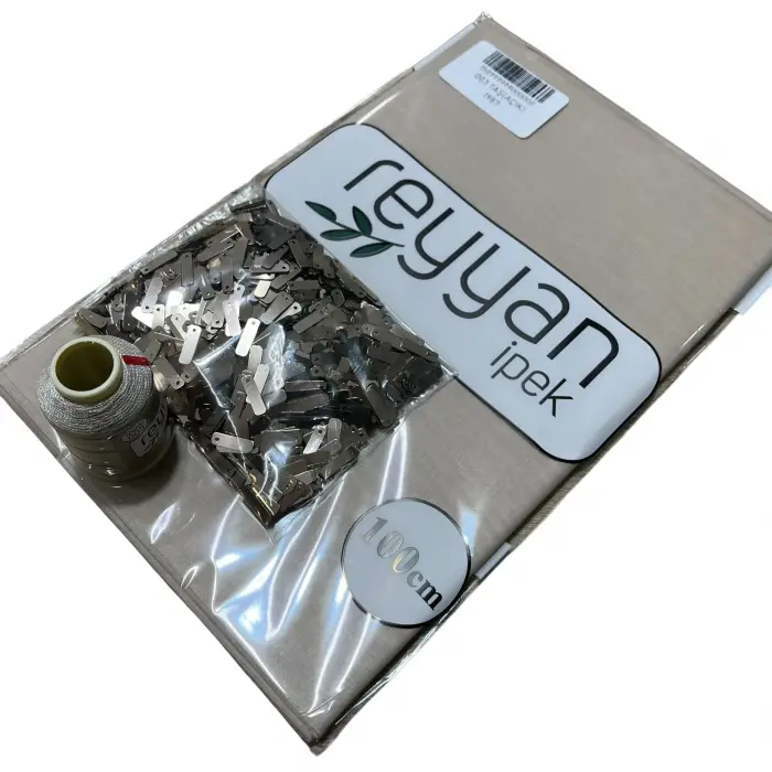 Reyyan İpek 3’lü Hazır Oya Paketi Açık Taş - 003 | Yazma + Oya İpi + Baget Pleksi Pul Seti-RHP003