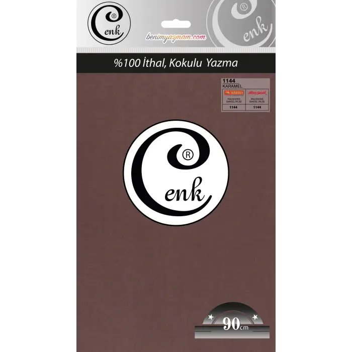 CENK DÜZ 90cm KARAMEL TEKLİ POŞET YAZMA (90cm-144)