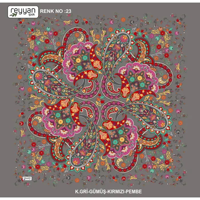 Reyyan Desenli Oyalık Yazma (ryyn-413-03)