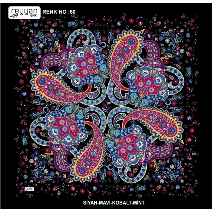 Reyyan Desenli Oyalık Yazma (ryyn-413-14)