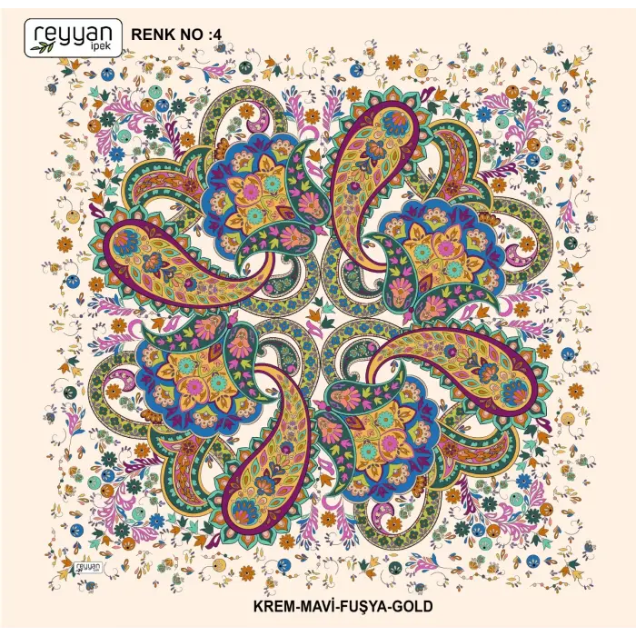 Reyyan Desenli Oyalık Yazma (ryyn-413-16)