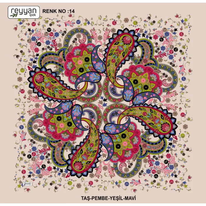 Reyyan Desenli Oyalık Yazma (ryyn-413-20)