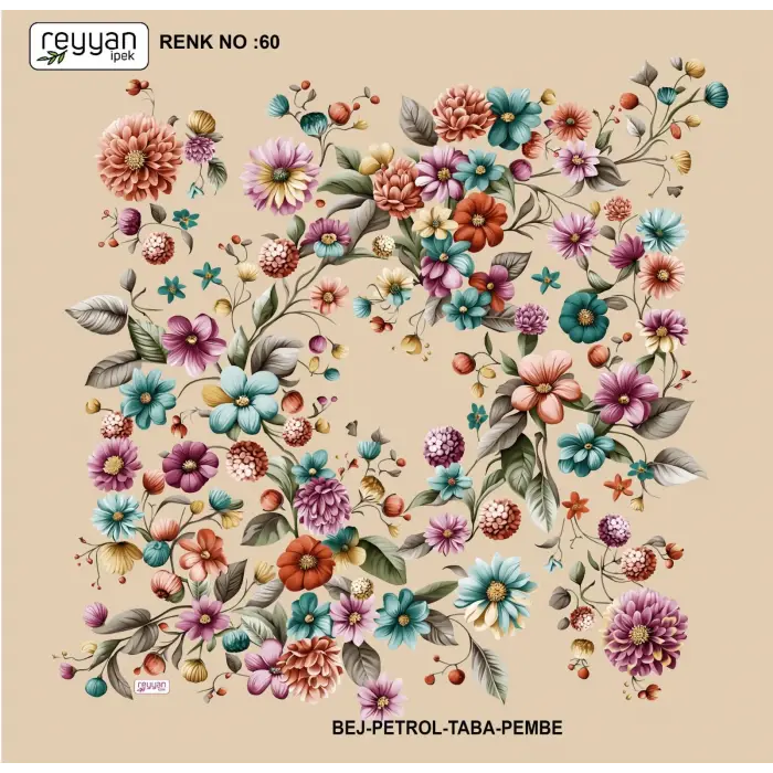 Reyyan İpek 100 cm Oyalık Yazma (ryyn-388-11)
