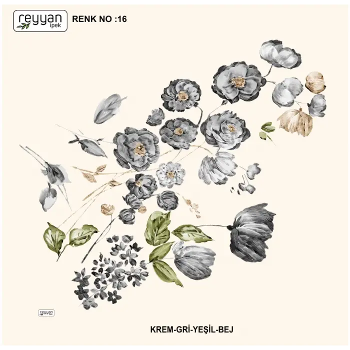 Reyyan İpek 100 cm Oyalık Yazma (ryyn-394-21)