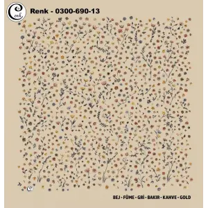 Cenk 100cm Oyalık Yazma (Cnk-690-13)