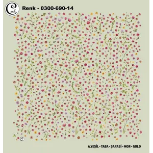 Cenk 100cm Oyalık Yazma (Cnk-690-14)