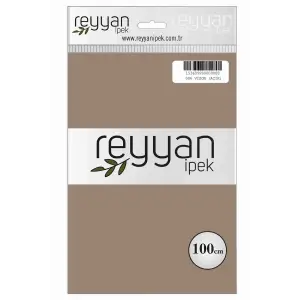 Reyyan İpek 100 Cm Düz Poşetli Yazma (Vizon Açık)-006