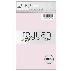 Reyyan İpek 100 Cm Düz Poşetli Yazma (Uçuk Pembe)-154
