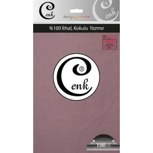 Cenk Düz 100cm Puslu Gül Yazma (301-076)