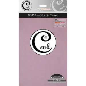 Cenk Düz 100 cm Poşetli Oyalık Yazma -(Soft Pudra)-(301-103)