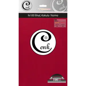 Cenk Düz Renk 100cm Şarabi Yazma (301-646)