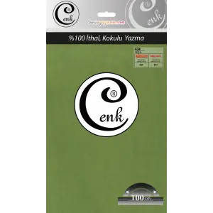 Cenk Düz Renk 100cm Yeşil Yazma (301-434)