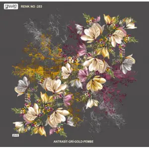 Reyyan İpek 100 cm Desenli Oyalık Yazma (ryyn-440-02)