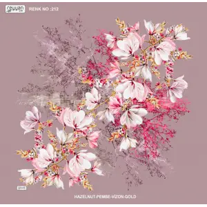 Reyyan İpek 100 cm Desenli Oyalık Yazma (ryyn-440-13)