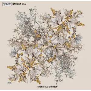 Reyyan İpek 100 cm Desenli Oyalık Yazma (ryyn-440-26)