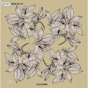 Reyyan İpek 100 cm Desenli Oyalık Yazma (ryyn-442-13)