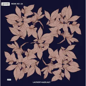 Reyyan İpek 100 cm Desenli Oyalık Yazma (ryyn-442-23)