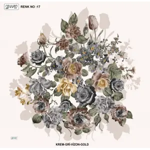 Reyyan İpek 100 cm Desenli Oyalık Yazma (ryyn-443-02)