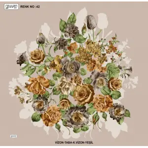 Reyyan İpek 100 cm Desenli Oyalık Yazma (ryyn-443-11)