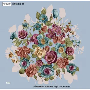 Reyyan İpek 100 cm Desenli Oyalık Yazma (ryyn-443-16)