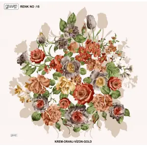 Reyyan İpek 100 cm Desenli Oyalık Yazma (ryyn-443-26)