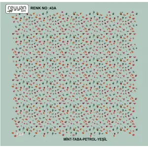 Reyyan İpek 100 cm Desenli Oyalık Yazma (ryyn-444-11)