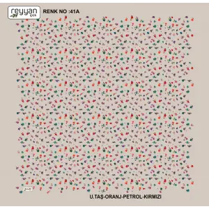 Reyyan İpek 100 cm Desenli Oyalık Yazma (ryyn-444-12)
