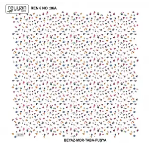 Reyyan İpek 100 cm Desenli Oyalık Yazma (ryyn-444-13)