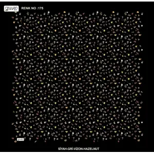 Reyyan İpek 100 cm Desenli Oyalık Yazma (ryyn-444-20)