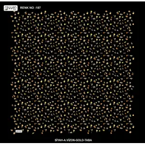 Reyyan İpek 100 cm Desenli Oyalık Yazma (ryyn-444-27)