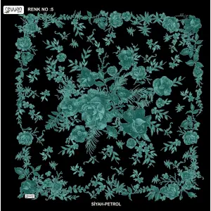 Reyyan İpek 100 cm Desenli Oyalık Yazma (ryyn-445-10)