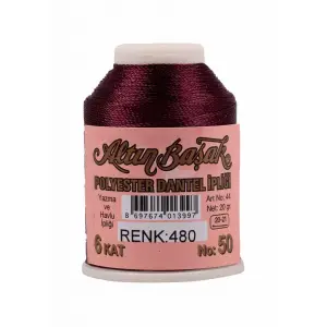 Altınbaşak 20 Gram Polyester Oya İpi (Renk:480)