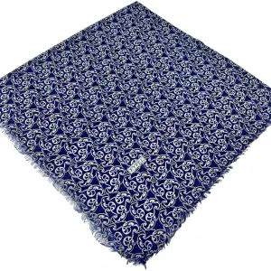 Eyfel Dimi Koton Eşarp Lacivert-Vizon Serisi (FE523-19)