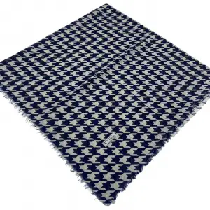 Eyfel Dimi Koton Eşarp Lacivert-Vizon Serisi (FE523-06)