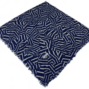 Eyfel Dimi Koton Eşarp Lacivert-Vizon Serisi (FE523-07)