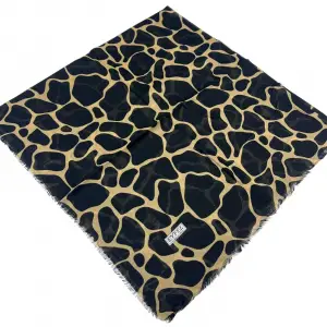 Eyfel Dimi Koton Eşarp Siyah-Karamel Serisi (FE525-27)