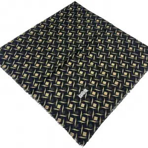 Eyfel Dimi Koton Eşarp Siyah-Karamel Serisi (FE525-10)