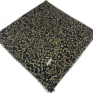 Eyfel Dimi Koton Eşarp Siyah-Karamel Serisi (FE525-11)