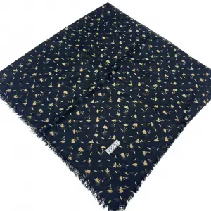 Eyfel Dimi Koton Eşarp Siyah-Karamel Serisi (FE525-18)