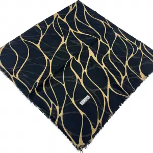 Eyfel Dimi Koton Eşarp Siyah-Karamel Serisi (FE525-20)