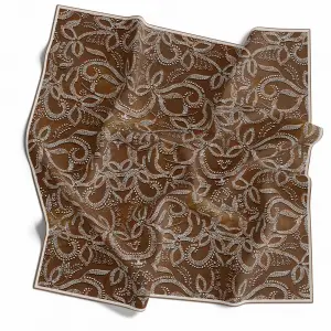 Mono Scarfs El Dikişli Dijital Soft Eşarp-soft11-10